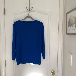 Talbots Blue Crew Neck Sweater